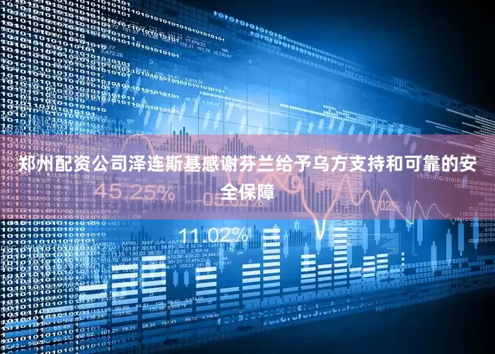 郑州配资公司泽连斯基感谢芬兰给予乌方支持和可靠的安全保障